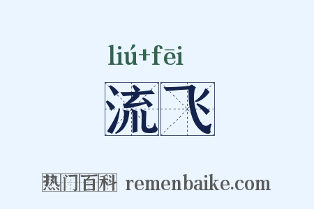流飞是什么意思的图片